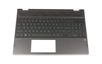 HP Pavilion x360 15-cr0000 Original Tastatur inkl. Topcase DE (deutsch) schwarz/schwarz mit Backlight