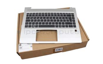 HP ProBook 445 G6 Original Tastatur inkl. Topcase DE (deutsch) schwarz/silber mit Backlight