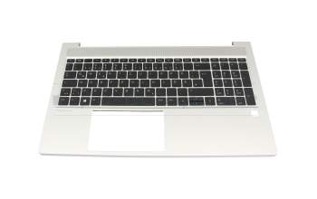HP ProBook 450 G10 Original Tastatur inkl. Topcase DE (deutsch) schwarz/silber mit Backlight