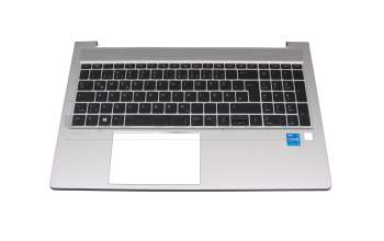 HP ProBook 450 G8 Original Tastatur inkl. Topcase DE (deutsch) schwarz/silber mit Backlight