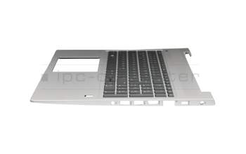 HP ProBook 455 G6 Original Tastatur inkl. Topcase DE (deutsch) schwarz/silber mit Backlight
