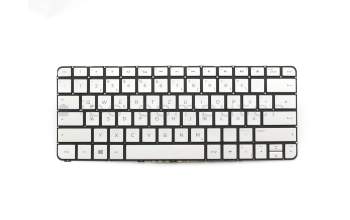HP Spectre x360 13-4000 Original Tastatur DE (deutsch) silber mit Backlight
