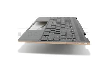 HP Spectre x360 13-ae000 Original Tastatur inkl. Topcase DE (deutsch) grau/grau mit Backlight
