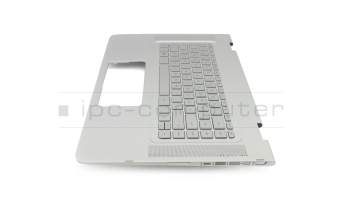 HP Spectre x360 15-ap000 Original Tastatur inkl. Topcase DE (deutsch) silber/silber mit Backlight