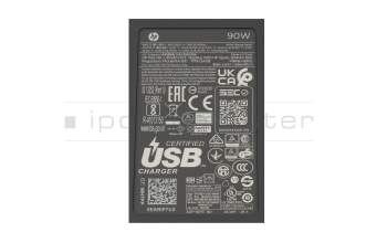 HP Spectre x360 15t-bl100 Original USB-C Netzteil 90,0 Watt flache Bauform