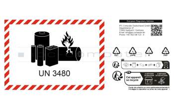 HP Victus 16-d0000 Replacement Akku 63Wh