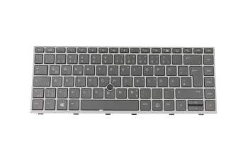 HP ZBook 14u G5 Original Tastatur DE (deutsch) grau mit Mouse-Stick