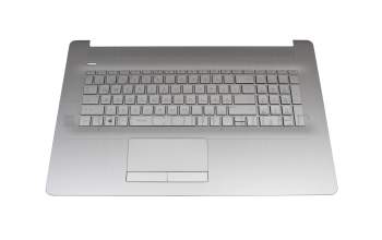 HPM17K5 REV.A01 Original HP Tastatur inkl. Topcase DE (deutsch) silber/silber