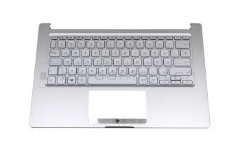 HQ207206740000 Original Asus Tastatur inkl. Topcase DE (deutsch) silber/silber mit Backlight