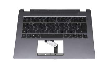 HQ21012373007 Original Acer Tastatur inkl. Topcase DE (deutsch) schwarz/grau mit Backlight