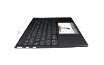 HQ21013156007 Original Asus Tastatur inkl. Topcase DE (deutsch) grau/grau mit Backlight