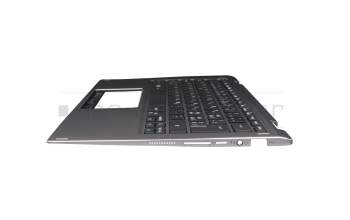 HQ31606705000 Original Huaqin Tastatur inkl. Topcase CH (schweiz) schwarz/grau