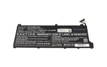 IPC-Computer Akku (15,28V) kompatibel zu CameronSino CS-HUM410SL mit 54,24Wh