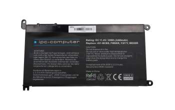IPC-Computer Akku kompatibel zu Dell 03CRH3 mit 39Wh