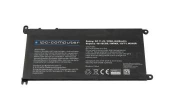 IPC-Computer Akku kompatibel zu Dell 17368-0027 mit 41Wh