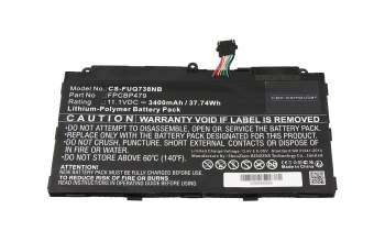 IPC-Computer Akku kompatibel zu Fujitsu CP690859-01 mit 37,74Wh
