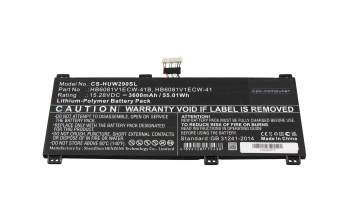 IPC-Computer Akku kompatibel zu Huawei HB6081V1ECW-41 mit 55Wh