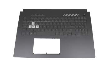 JMOA0KNR0-6910UK0012208000W3 Original Asus Tastatur inkl. Topcase UK (englisch) schwarz/transparent/schwarz mit Backlight
