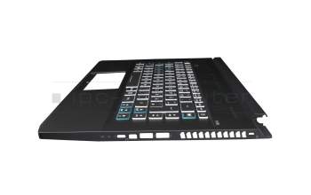 JY20191015B Original Acer Tastatur inkl. Topcase DE (deutsch) schwarz/transparent/schwarz mit Backlight