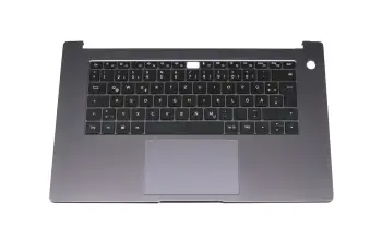KSL51661NMC Original Huawei Tastatur inkl. Topcase DE (deutsch) schwarz/grau
