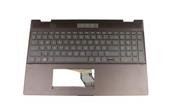 L17578-041 Original HP Tastatur inkl. Topcase DE (deutsch) anthrazit/grau mit Backlight