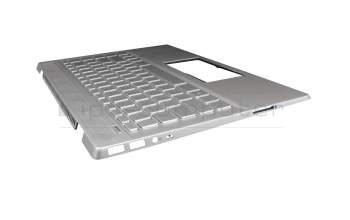 L19191-041 Original HP Tastatur inkl. Topcase DE (deutsch) silber/silber mit Backlight