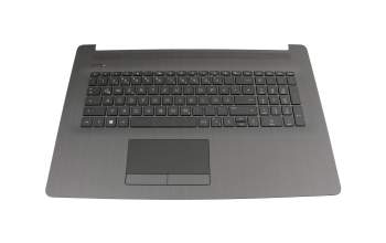 L20193-031 Original HP Tastatur inkl. Topcase UK (englisch) schwarz/schwarz (Für DVD, Oberflächenstruktur \"schwarz gebürstet\")