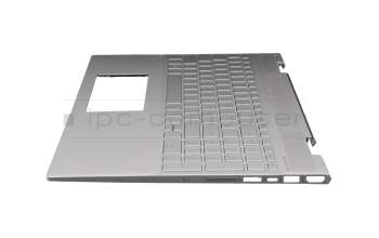 L20746-041 Original HP Tastatur inkl. Topcase DE (deutsch) silber/silber mit Backlight