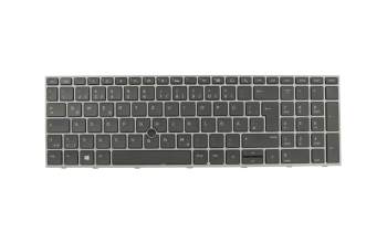 L28407-041 Original HP Tastatur DE (deutsch) schwarz mit Backlight und Mouse-Stick