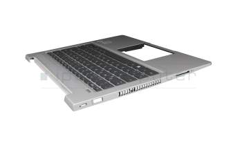 L44547-041 Original HP Tastatur inkl. Topcase DE (deutsch) schwarz/silber mit Backlight