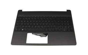 L60340-041 Original HP Tastatur inkl. Topcase DE (deutsch) schwarz/schwarz mit Backlight