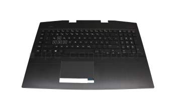 L62863-041 Original HP Tastatur inkl. Topcase DE (deutsch) schwarz/schwarz mit Backlight