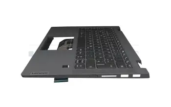 LC650-14 Original Lenovo Tastatur inkl. Topcase DE (deutsch) schwarz/grau mit Backlight