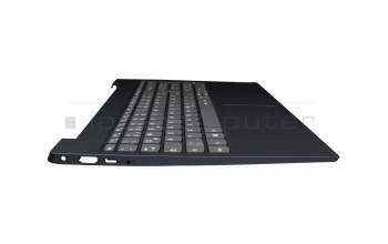 LCM16K2 Original Lenovo Tastatur inkl. Topcase DE (deutsch) grau/blau