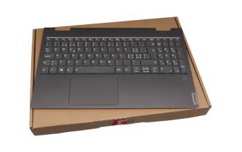 LCM17G56CHJ686C Original Chicony Tastatur inkl. Topcase CH (schweiz) grau/grau mit Backlight