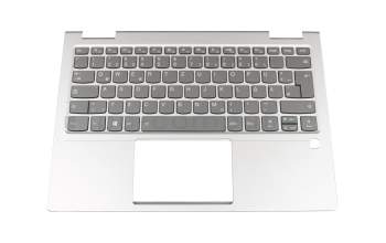 LCM17J66D0J686 Original Chicony Tastatur inkl. Topcase DE (deutsch) grau/silber mit Backlight