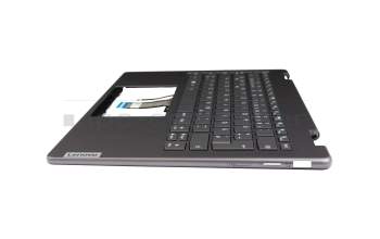 LCM21L16D0J6864 Original Lenovo Tastatur inkl. Topcase DE (deutsch) grau/grau mit Backlight
