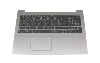 Lenovo IdeaPad 320-15ABR (80XS/80XT) Original Tastatur inkl. Topcase DE (deutsch) grau/silber (Fingerprint)