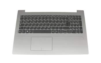 Lenovo IdeaPad 320-15IKBN (80XL) Original Tastatur inkl. Topcase DE (deutsch) grau/silber (Fingerprint)