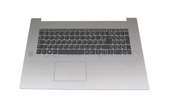 Lenovo IdeaPad 330-17IKB (81DM) Original Tastatur inkl. Topcase FR (französisch) grau/silber mit Backlight (Platinum Grey)