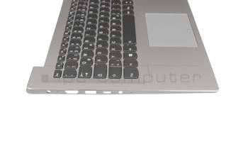 Lenovo IdeaPad 520s-14IKB (80X2/81BL) Original Tastatur inkl. Topcase DE (deutsch) grau/silber mit Backlight für Fingerprint-Sensor
