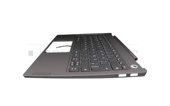 Lenovo ThinkBook 13s IWL (20R9) Original Tastatur inkl. Topcase DE (deutsch) grau/grau mit Backlight