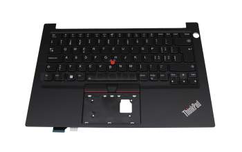 Lenovo ThinkPad E14 Gen 2 (20TB) Original Tastatur inkl. Topcase CH (schweiz) schwarz/schwarz mit Backlight und Mouse-Stick