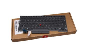Lenovo ThinkPad P14s Gen 2 (21A0/21A1) Original Tastatur DE (deutsch) dunkelgrau mit Backlight und Mouse-Stick