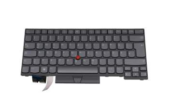 Lenovo ThinkPad P14s Gen 2 (21A0/21A1) Original Tastatur DE (deutsch) dunkelgrau mit Backlight und Mouse-Stick