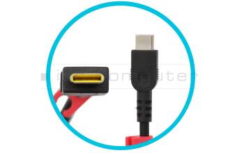 Lenovo ThinkPad P16s Gen 4 (21QR) Original USB-C GaN-Netzteil 65,0 Watt flache Bauform