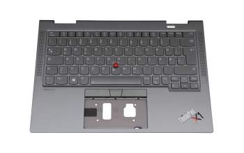 Lenovo ThinkPad X1 Yoga 6th Gen (20XY/20Y0) Original Tastatur inkl. Topcase DE (deutsch) grau/grau mit Backlight und Mouse-Stick