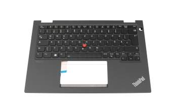 Lenovo ThinkPad Yoga X13 Gen 2 (20W8/20W9) Original Tastatur inkl. Topcase DE (deutsch) schwarz/grau mit Backlight und Mouse-Stick (no WWAN)