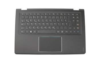 Lenovo Yoga 3 1470 (80KQ) Original Tastatur inkl. Topcase DE (deutsch) schwarz/schwarz mit Backlight