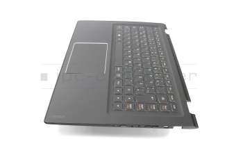 Lenovo Yoga 3 1470 (80KQ) Original Tastatur inkl. Topcase DE (deutsch) schwarz/schwarz mit Backlight
